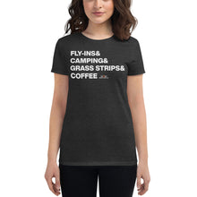 Load image into Gallery viewer, Women's & COFFEE t-shirt